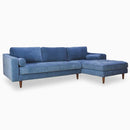 The Delano Mid-Mod LAF Sectional by Clayson Design