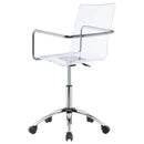 The Lucent Rise Adjustable Acrylic Office Chair by Soho Furnishings