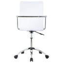 The Lucent Rise Adjustable Acrylic Office Chair by Soho Furnishings