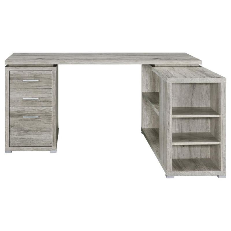 The Valen Driftwood L-Shape Desk by Clayson Design