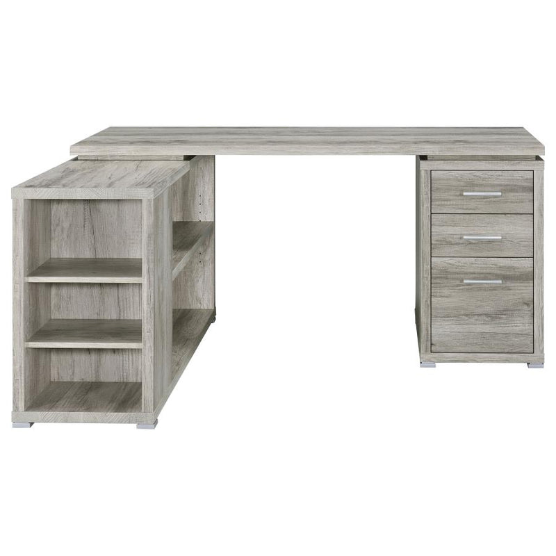 The Valen Driftwood L-Shape Desk by Clayson Design