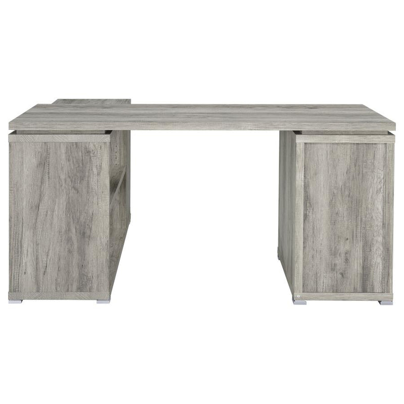 The Valen Driftwood L-Shape Desk by Clayson Design