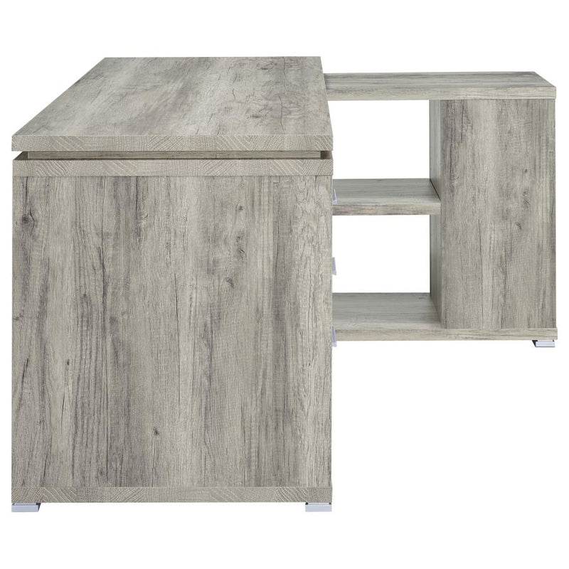 The Valen Driftwood L-Shape Desk by Clayson Design