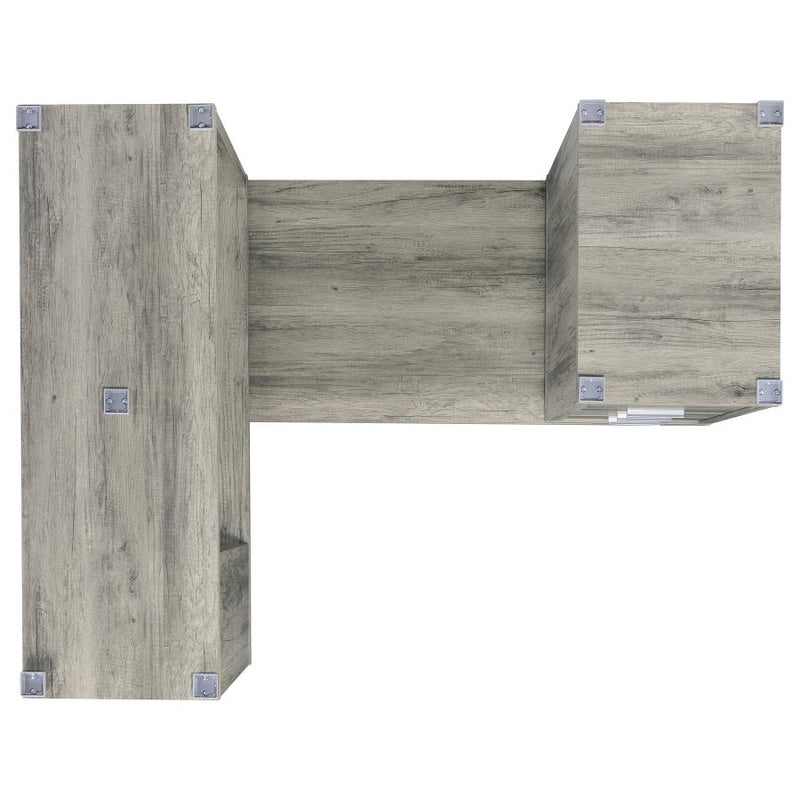 The Valen Driftwood L-Shape Desk by Clayson Design