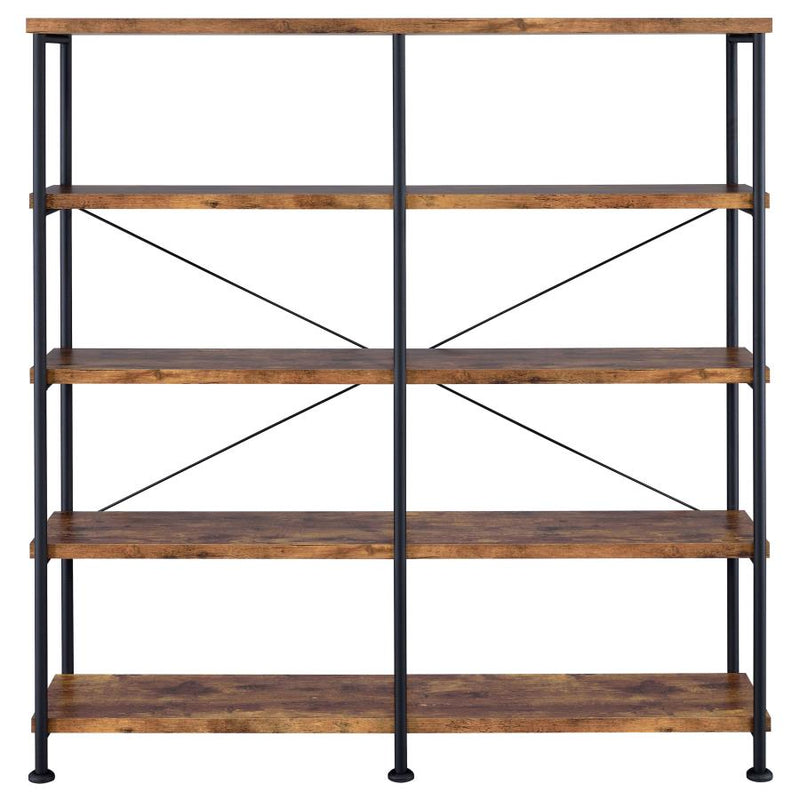 Analiese Farmhouse Double Bookshelf by Relani Family Furniture