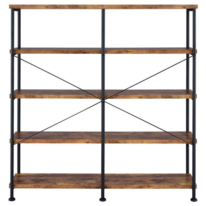 Analiese Farmhouse Double Bookshelf by Relani Family Furniture