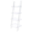 The Lucent 4-Tier Acrylic Ladder Shelf by James Gareth Designs