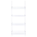 The Lucent 4-Tier Acrylic Ladder Shelf by James Gareth Designs
