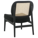 The Elira Cane Back Lounge Chair by Clayson Design