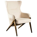 The Ellis High-Back Wing Accent Chair by Clayson Design