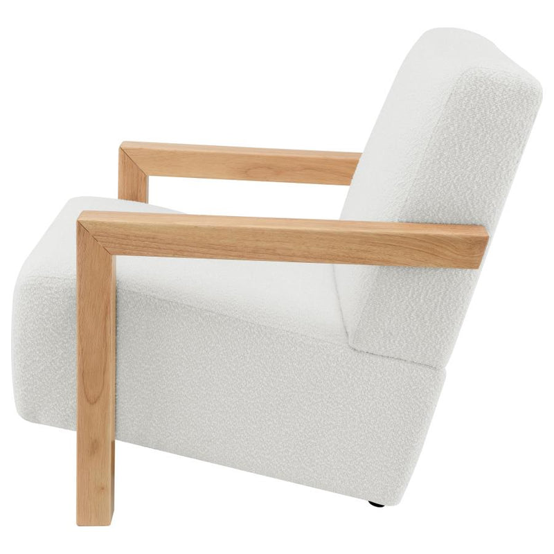 The Elowen Faux Fur Lounge Chair by Clayson Design
