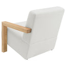The Elowen Faux Fur Lounge Chair by Clayson Design