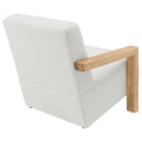The Elowen Faux Fur Lounge Chair by Clayson Design