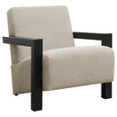 The Elowen Faux Fur Lounge Chair by Clayson Design