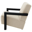 The Elowen Faux Fur Lounge Chair by Clayson Design