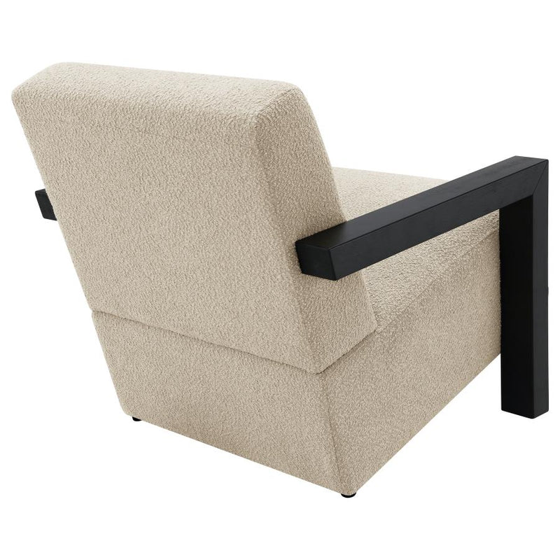 The Elowen Faux Fur Lounge Chair by Clayson Design