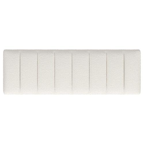The Arlen Channel-Tufted Bouclé Bench by Clayson Design