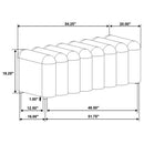 Summer Tufted Accent Bench by Clayson Design