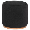The Elowen Plush Round Ottoman by Clayson design