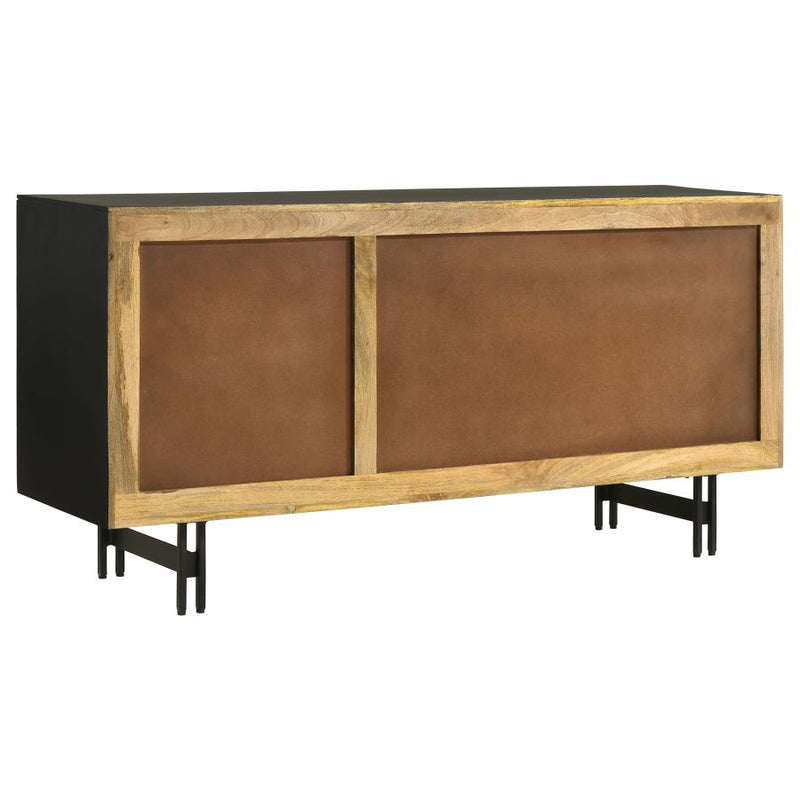 Aminah Carved Wood Accent Cabinet by Relani Family Furniture