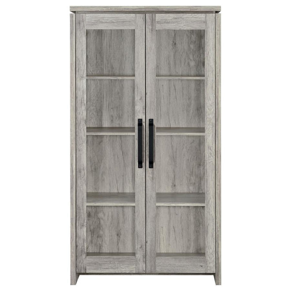 Alejo Glass Door Display Cabinet by Clayson Design
