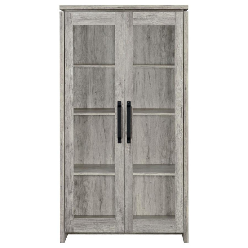 Alejo Glass Door Display Cabinet by Clayson Design