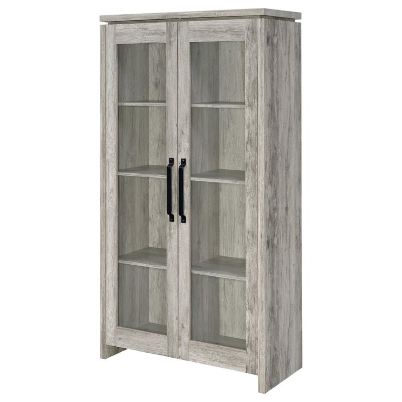 Alejo Glass Door Display Cabinet by Clayson Design