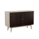 Ixora Mid-Century Modern 2-Door Accent Cabinet by Relani Family Furniture