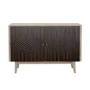 Ixora Mid-Century Modern 2-Door Accent Cabinet by Relani Family Furniture