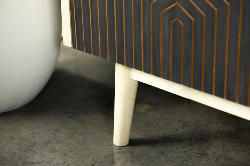 Ixora Mid-Century Modern 2-Door Accent Cabinet by Relani Family Furniture