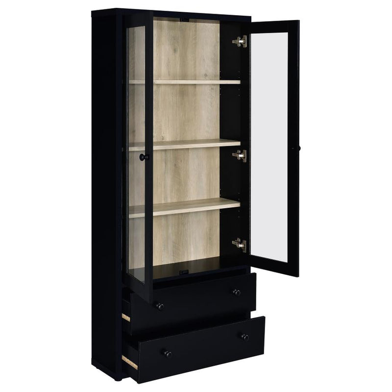 The Hartley Glass Door Display Cabinet by Relani Family Furniture