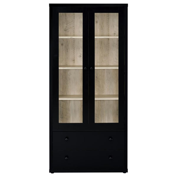 The Hartley Glass Door Display Cabinet by Relani Family Furniture