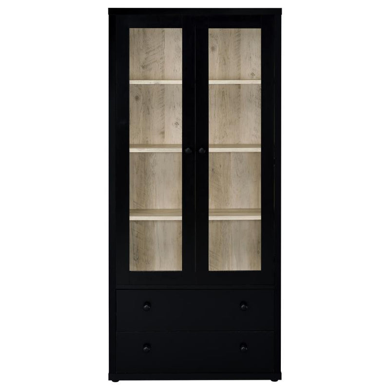 The Hartley Glass Door Display Cabinet by Relani Family Furniture