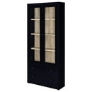 The Hartley Glass Door Display Cabinet by Relani Family Furniture