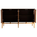 The Calandra Sunburst Parquet Storage Cabinet by Relani Family Furniture