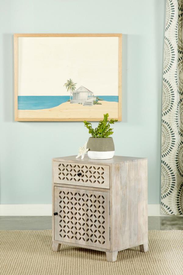 August Trellis Pattern Accent Cabinet by Clayson Design