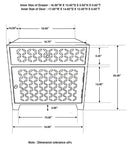 August Trellis Pattern Accent Cabinet by Clayson Design