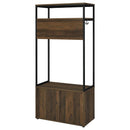 Quincy Rustic Entryway Hall Tree with Storage by Relani Family Furniture
