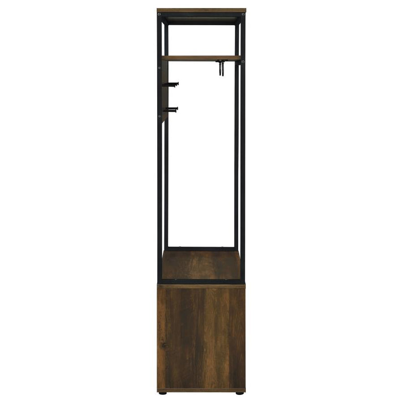 Quincy Rustic Entryway Hall Tree with Storage by Relani Family Furniture