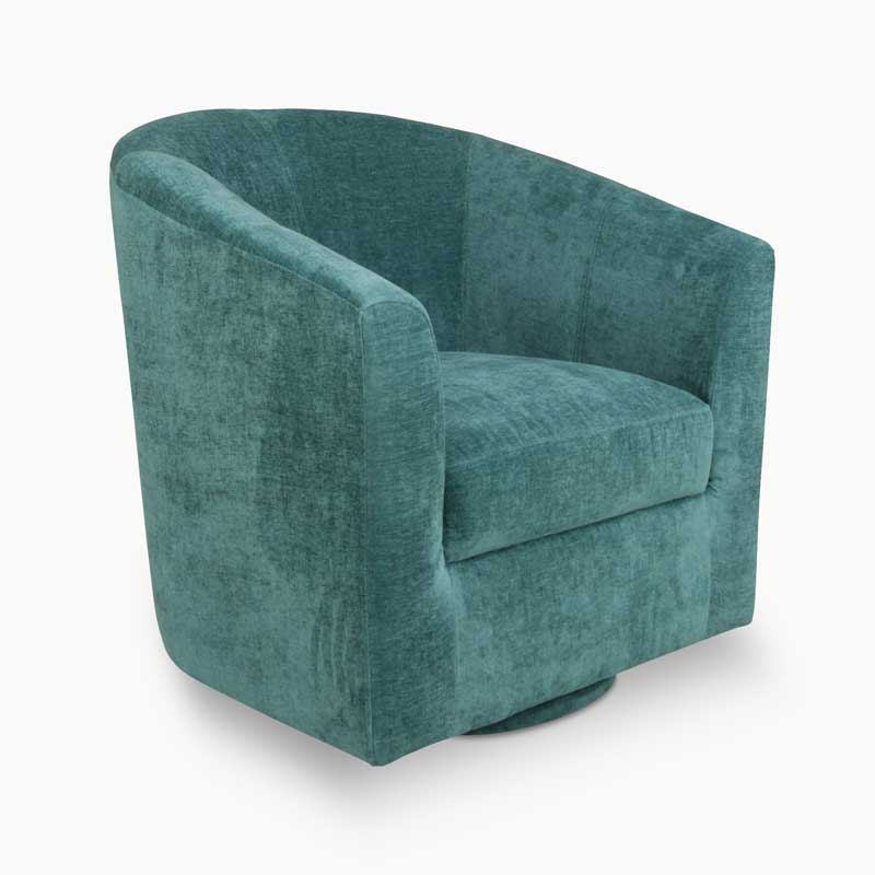 The Radley Modern Swivel Chair by Clayson Design