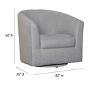 The Radley Modern Swivel Chair by Clayson Design