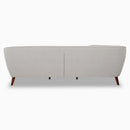The Solaro Sculpted Velvet Sectional by Clayson Design