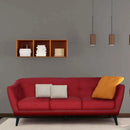 The Solaro Velvet Curve Sofa by Clayson Design