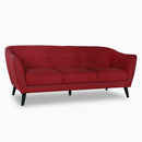 The Solaro Velvet Curve Sofa by Clayson Design