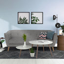 The Solaro Velvet Curve Sofa by Clayson Design