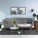 The Solaro Velvet Curve Sofa by Clayson Design