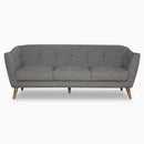 The Solaro Velvet Curve Sofa by Clayson Design