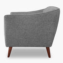 The Solaro Velvet Curve Sofa by Clayson Design