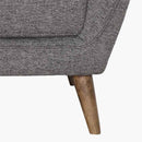 The Solaro Velvet Curve Sofa by Clayson Design