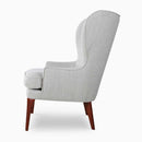 The Wells Modern Wingback Chair by Clayson Design